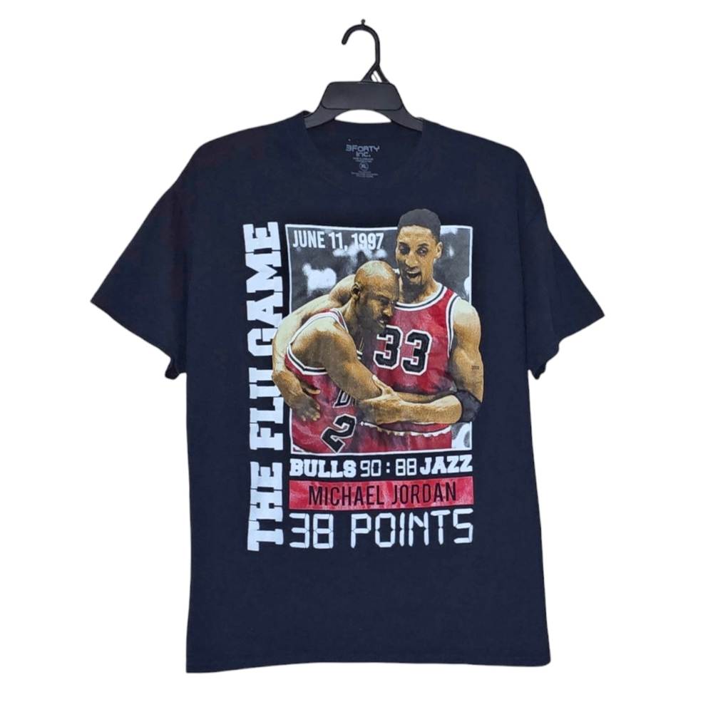 BFORTY Inc Jordan The Flu Game T-shirt